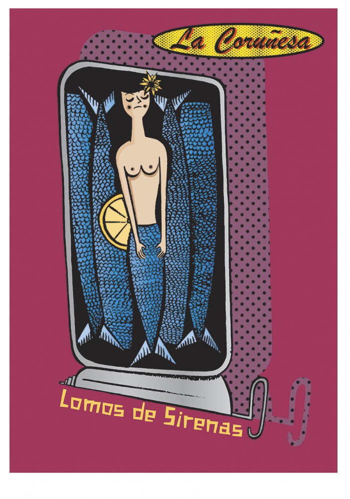 Lomos de Sirenas, La Coruñesa (Print)