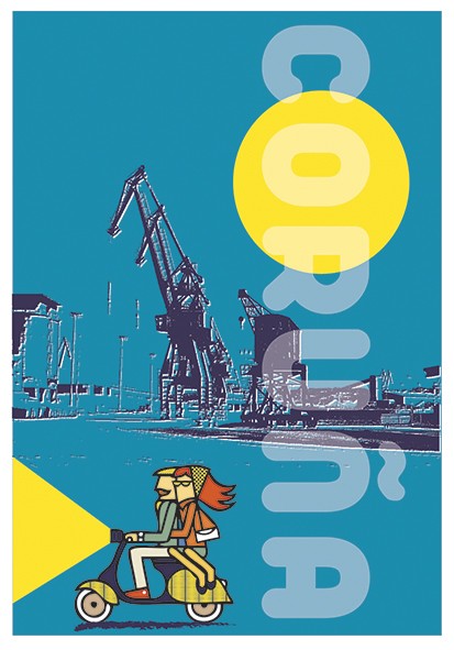 Puerto A Coruña (Print)